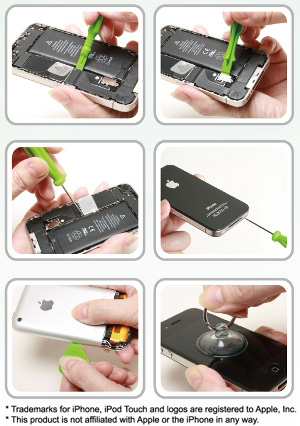 Ferramentas para abertura de iPhone 3 e 4 - Pro'sKit PK-9110