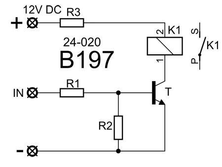 Kit de montagem placa de relé 12VDC - Kemo B197