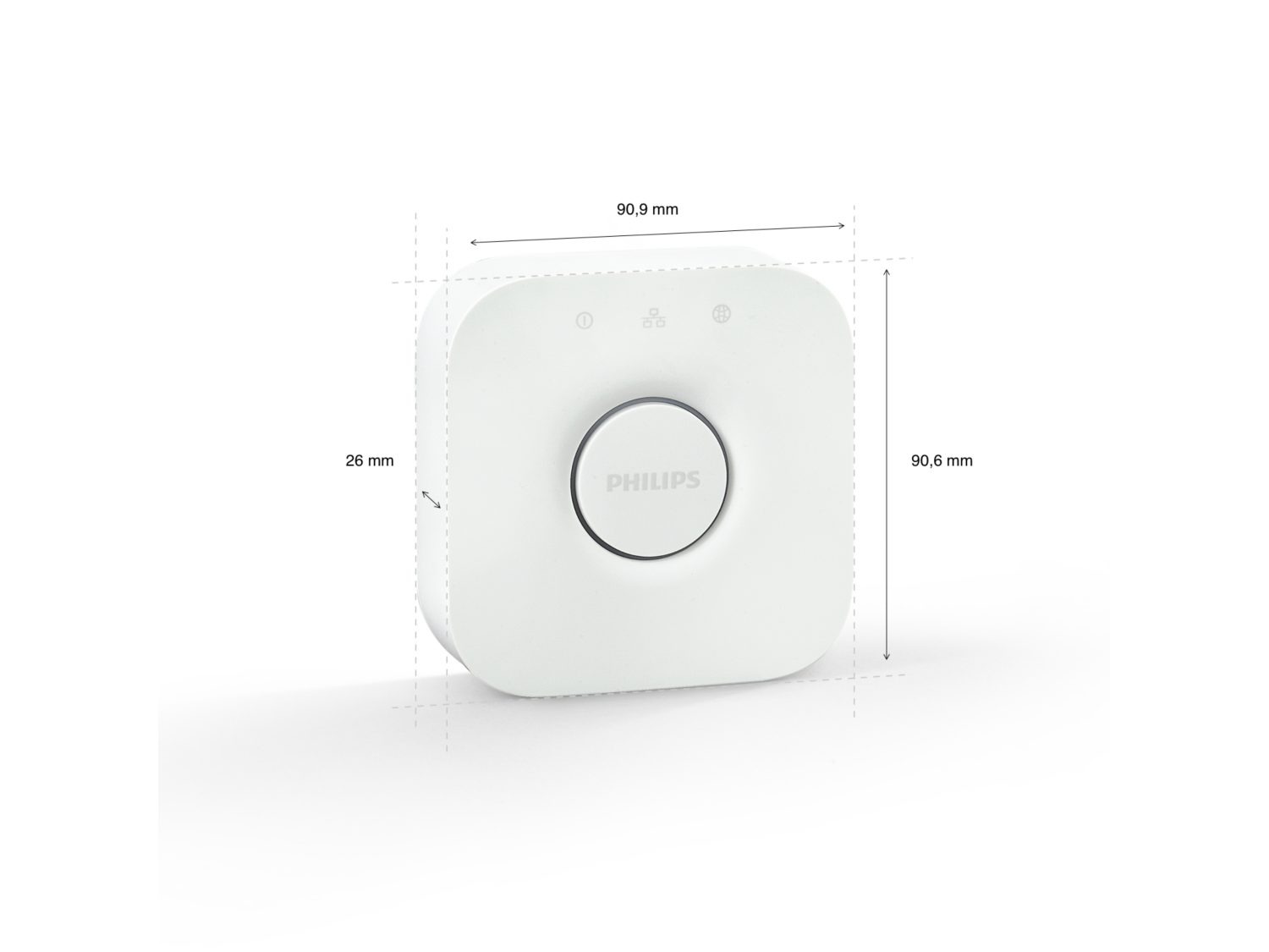 Kit 2 Lâmpadas Inteligentes + Ponte + Comando PHILIPS HUE (E27 - Branco e  cor)