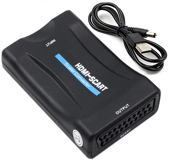 Conversor Scart Adaptador Conversor Scart+ Compatible Señales