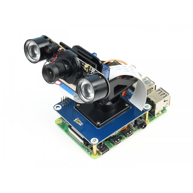 Suporte Pan/Tilt para Câmera Raspberry Pi - Itens Mecânicos - RoboCore