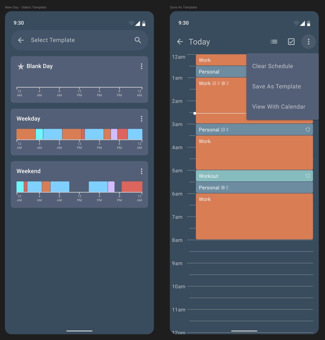 Planning Common Days