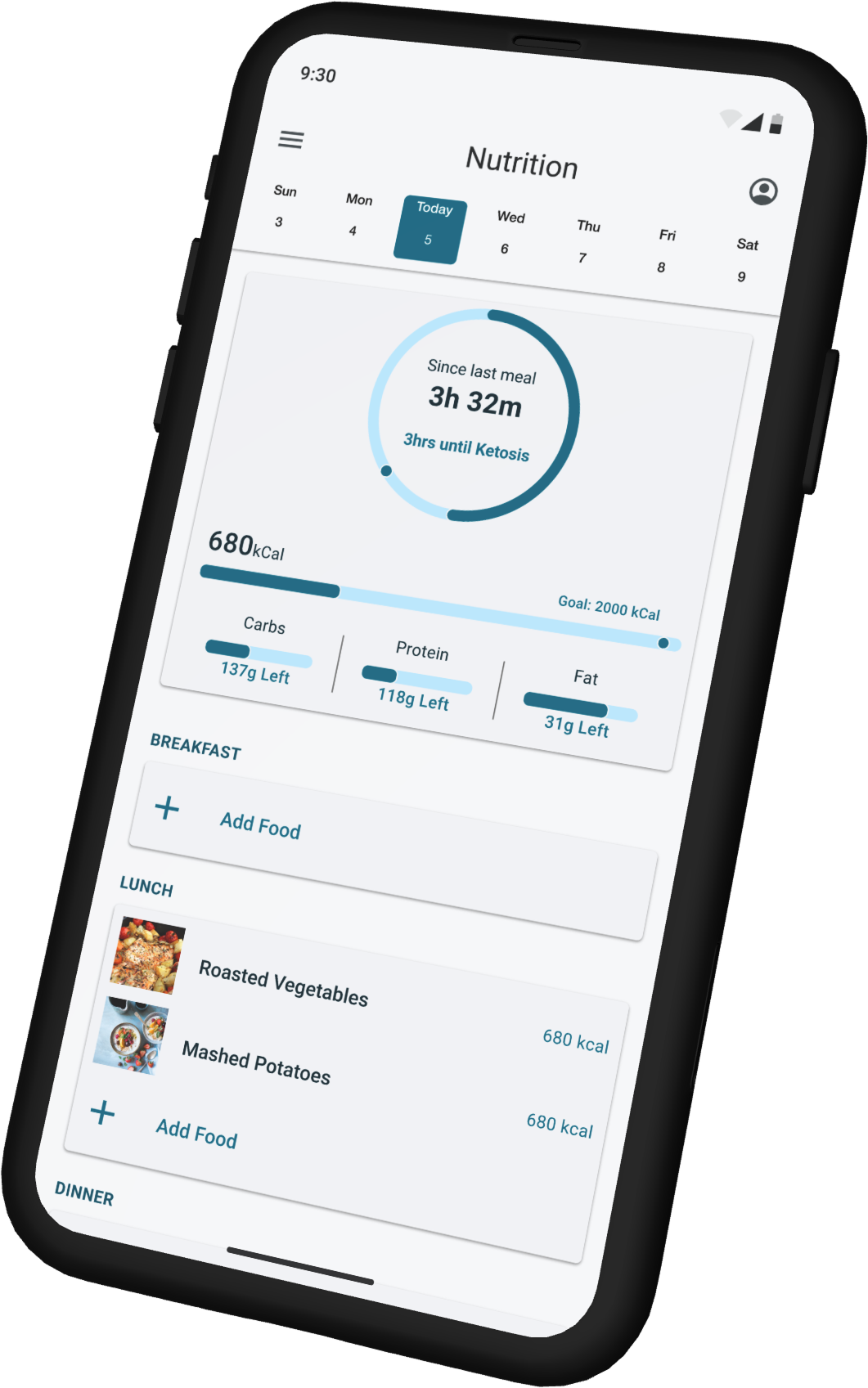 Smart Nutrition Tracking