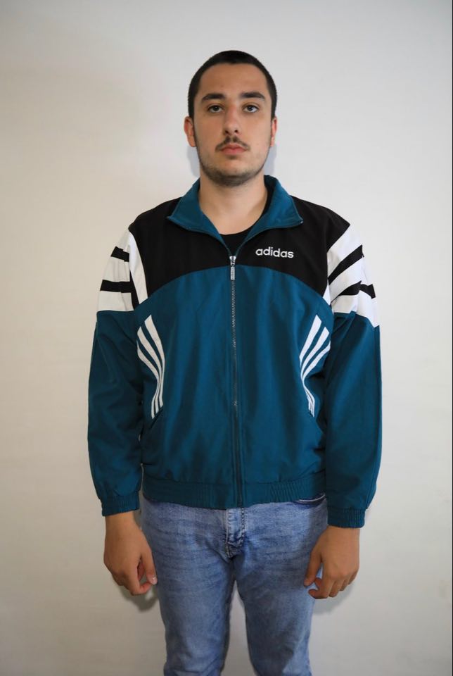 veste adidas blanche et verte