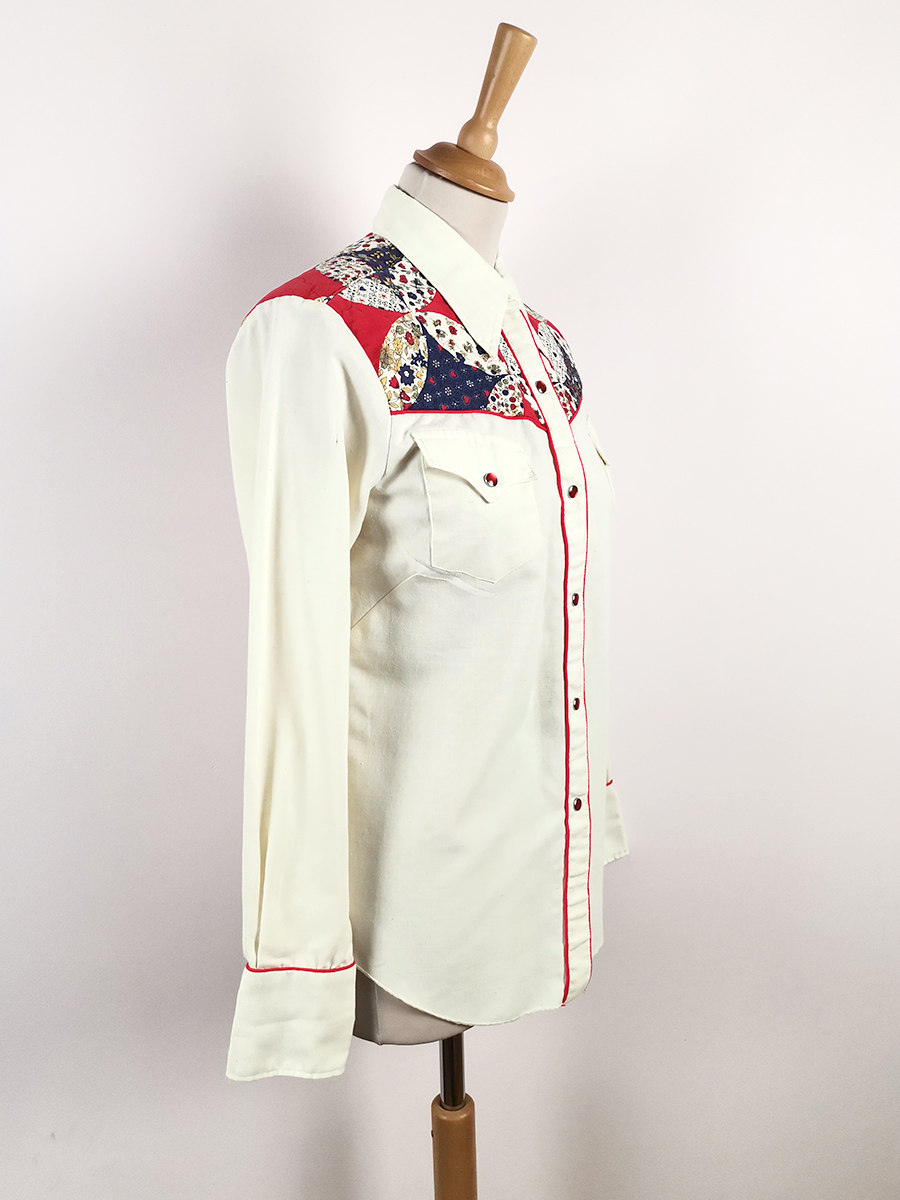 Chemise western à carreaux Calgary - Boutons pressions - Marque Stars &  Stripes