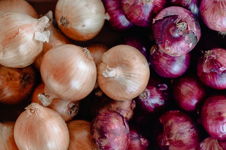 The different types of onion and their flavors