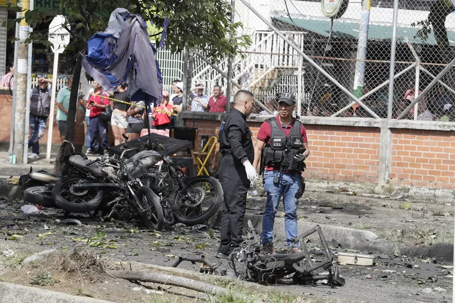 Al menos dos muertos y 36 heridos por la explosión de bombas en la ciudad colombiana de Cali