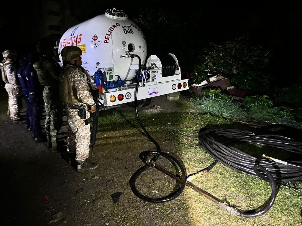 Policía de Texmelucan aseguró pipa empleada para traslado y venta ilegal de gas