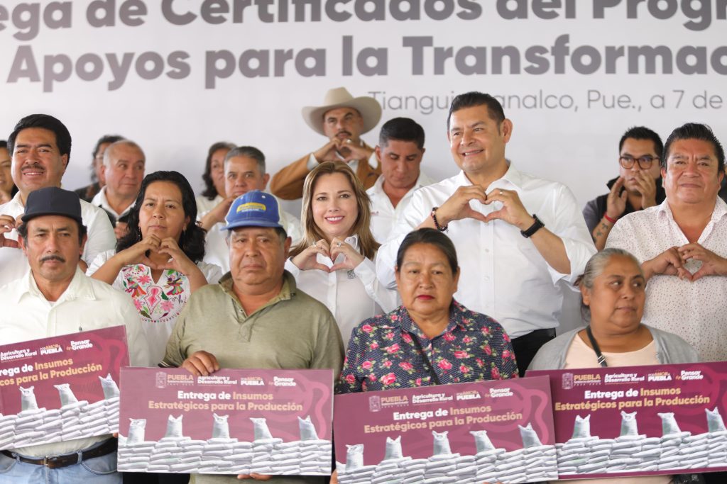 Riqueza comunitaria con paz y bienestar para el campo poblano