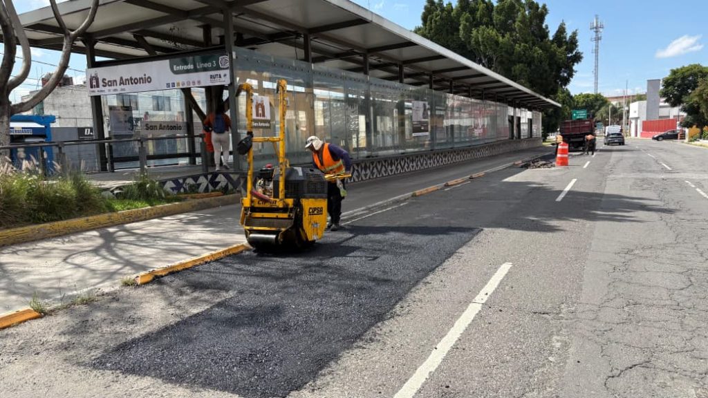 Campaña Capitalina Bacheando Puebla: transformación de vialidades