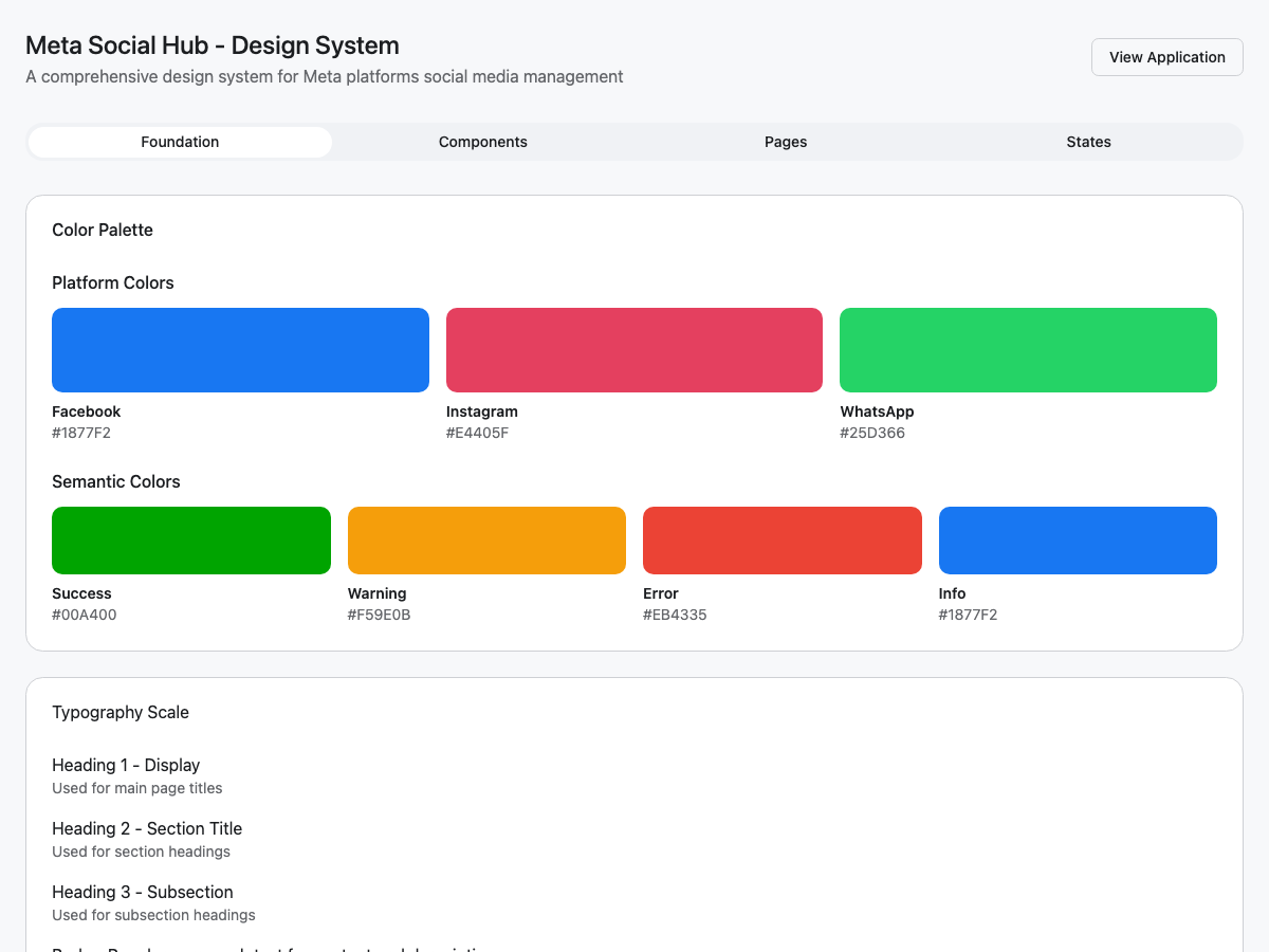 Comprehensive Design System