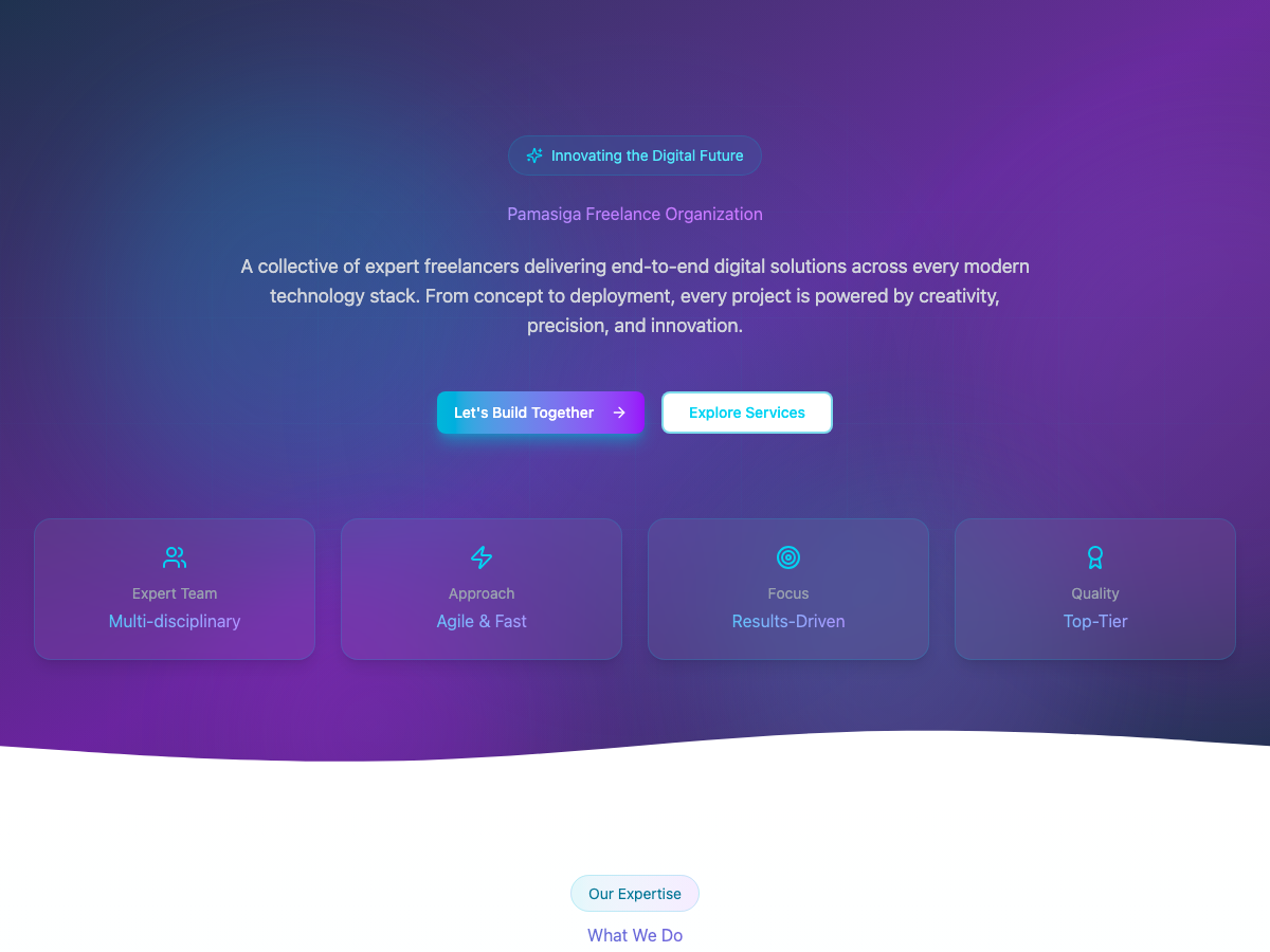 Freelance Digital Solutions Platform