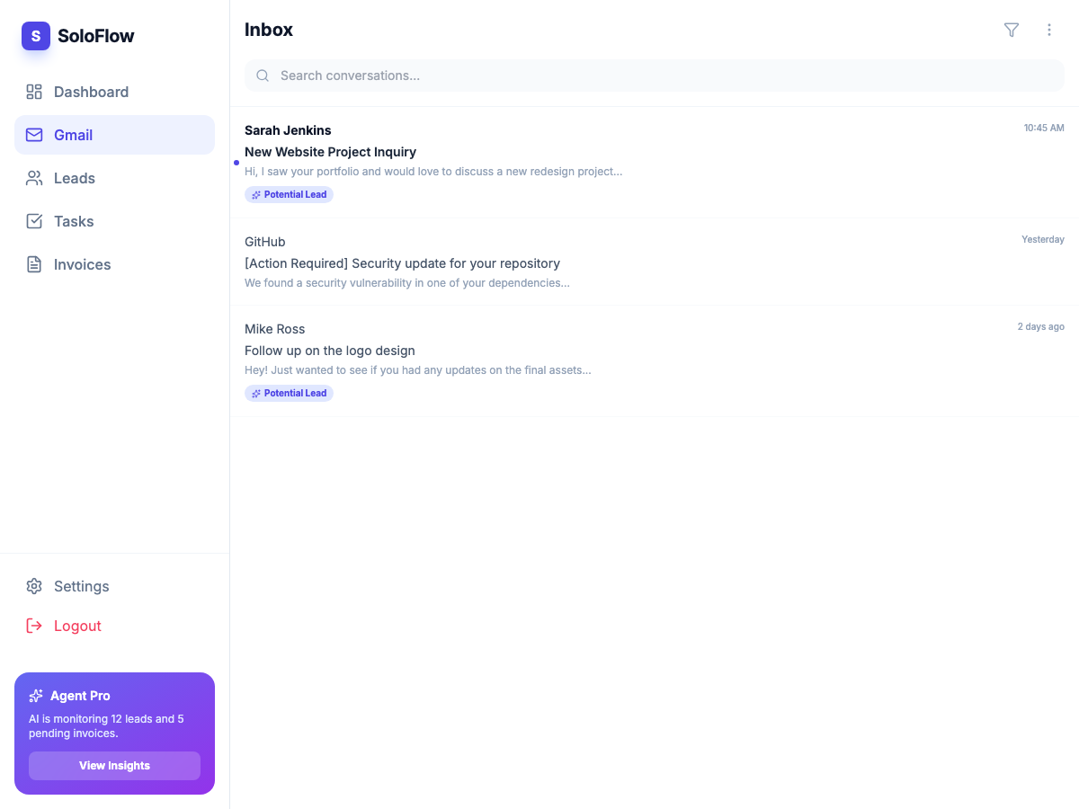SoloFlow CRM