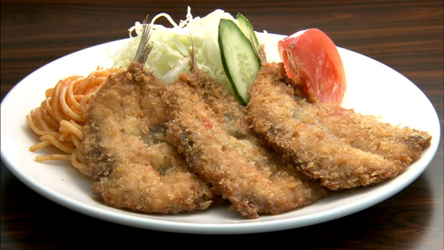 鰯梅しそフライ450円