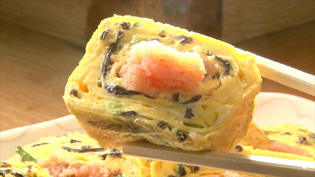 めんたい玉子焼き 1本 670円