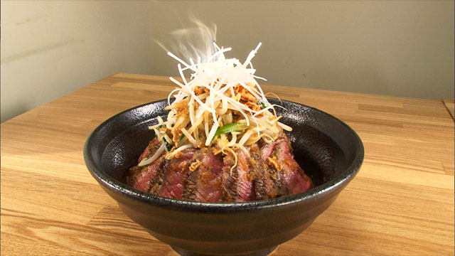 特選ステーキ丼 ダブル1500円(ランチのみ)