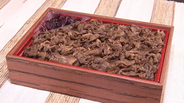 「はつだ」和牛弁当1944円（税込み）