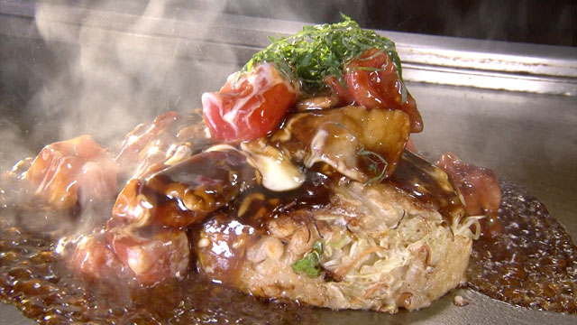 トマトお好み焼き (豚肉) 1058円