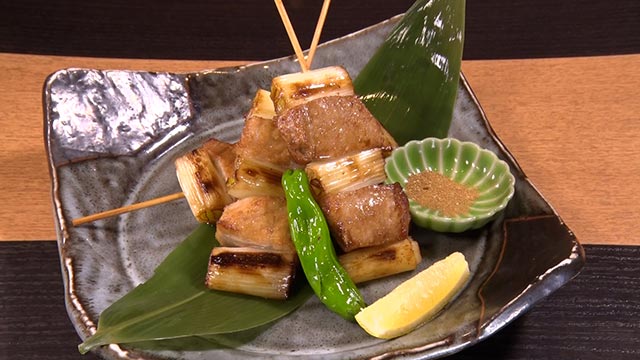 まぐろの串焼き 470円＋税