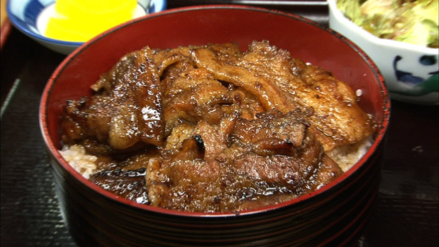 豚蒲丼650円※ランチタイム限定