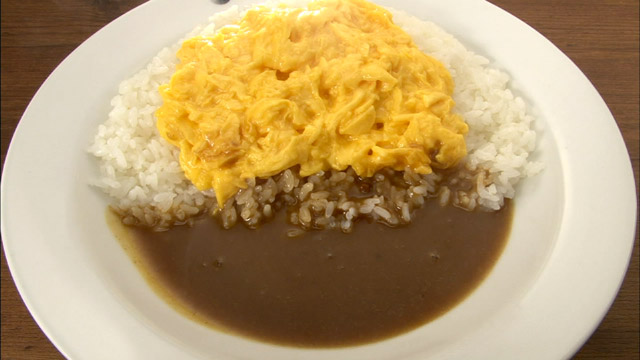 スクランブルエッグカレー580円