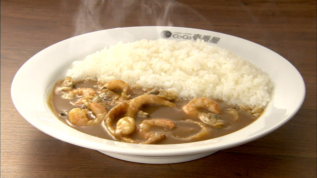 海の幸カレー720円