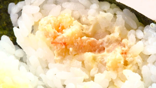 【関西】味付海苔具だくさん海老マヨネーズ 130円