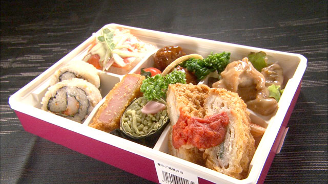 【伽芽論】季節のロール弁当 864円