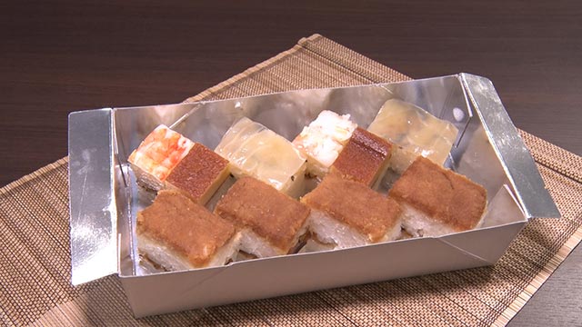 箱ずし 1人前 1728円（税込み）