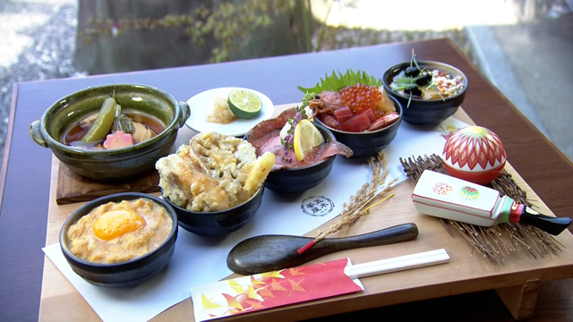 京丼五種食べ比べ膳