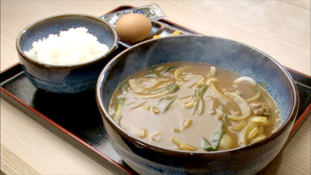 カレーうどん定食970円