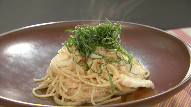 鈴木流たらこパスタ