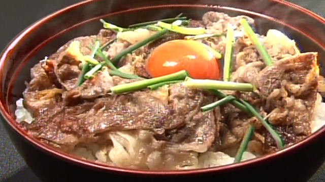 なにわ黒牛かば焼き丼1700円