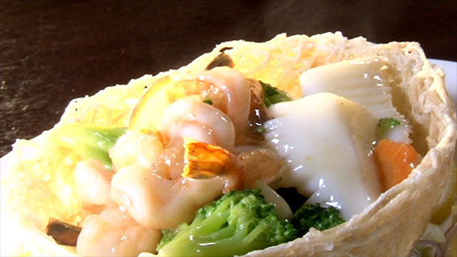 魚介類3種と野菜の炒め物1700円