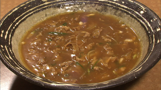 かすカレーうどん850円