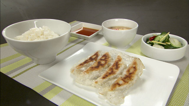 東流焼き餃子定食