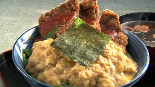 ビフカツ丼(赤だし付)800円