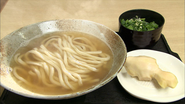 かけうどん300円※土日祝朝7時30分～朝10時限定