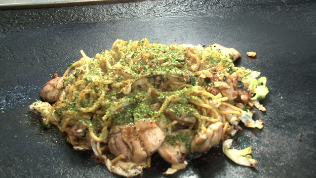 とりの塩だれ焼そば750円