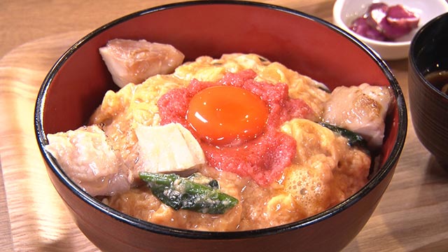 ダブル明太親子丼 850円(税込)