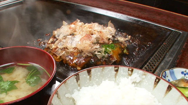 アベック焼定食1000円