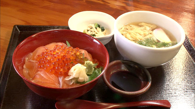 鮭いくら丼定食 1500円