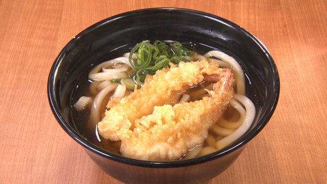 えび天うどん280円＋税