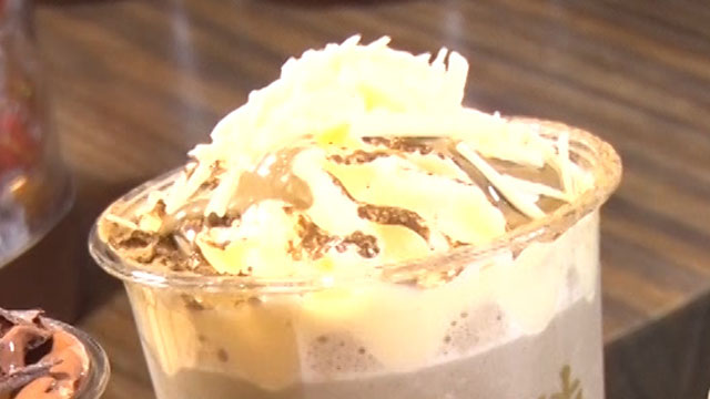 チョコレートドリンクほうじ茶699円（税込み）