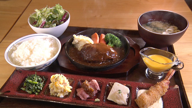 【髙島屋限定】メインが選べる洋食膳 (あらびきハンバーグ) 1980円