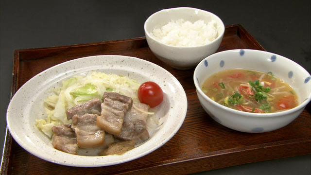 村田流塩豚定食