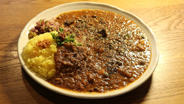 麻辣豚バラキーマカレー900円