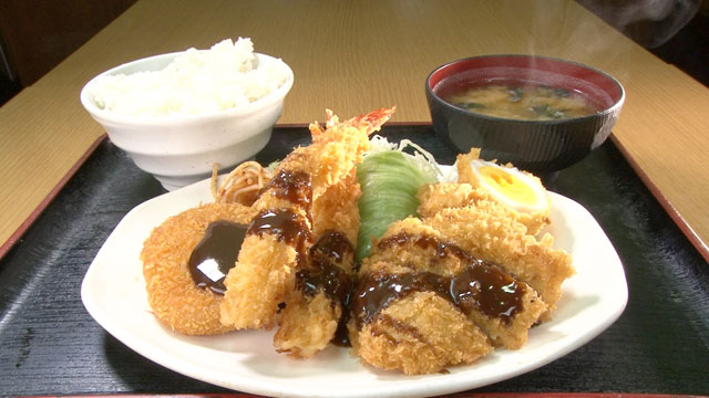 もとや定食 430円