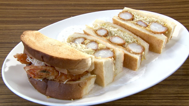 エビカツサンド 1200円