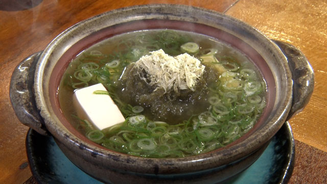 出汁で湯豆腐